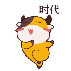 可爱牛牛qq微信动态表情图