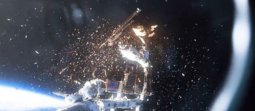 单细胞火星生物被激活变成了大怪物,逃离太空站来到了地球