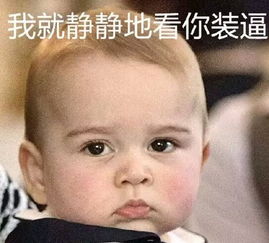 前方可爱预警乔治小王子放大招表情包