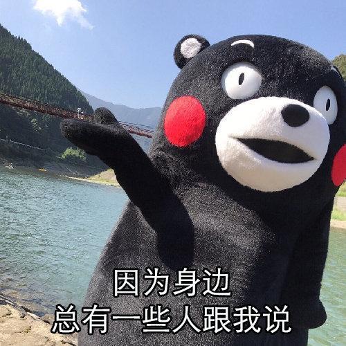 熊本熊表情包你吃啊,你又不胖