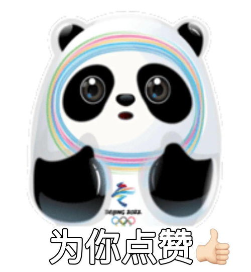 冰墩墩熊猫头表情包