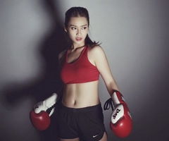 越南拳击妹15岁萌妹拳击手走红网络