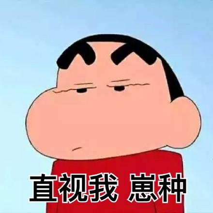 不服来打我呀表情包蜡笔小新