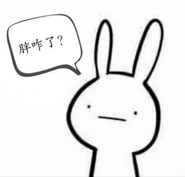 兔子表情包瘦成这样还这么丑