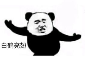 白鹤亮翅什么梗白鹤亮翅表情包