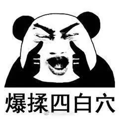 流口水的表情包熊猫眼保健操