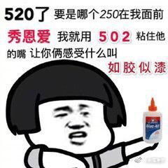 520表情包发给你家臭宝看看