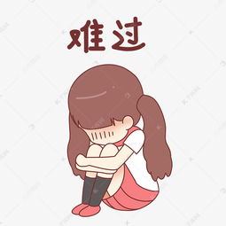美女难过表情包素材图片免费下载千库网