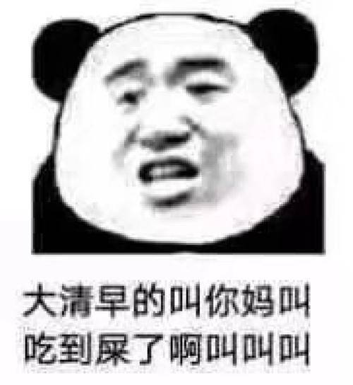 2020最沙雕熊猫头怼人表情包合集你有对象,老子看不起你