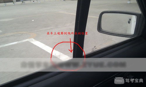 驾考科目二倒车入库技巧图解