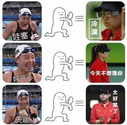 继白岩松段子手后,里约奥运傅园慧表情包来袭