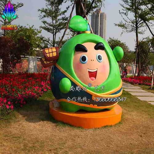 卡通雕塑果宝特攻出售租赁承接果宝特攻主题场景制作