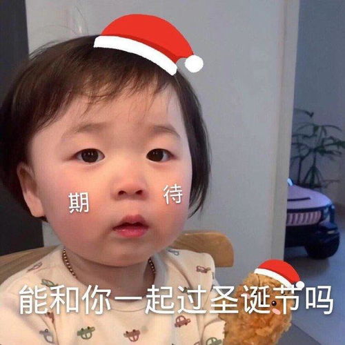热门表情包图片能和你一起过圣诞节吗期待