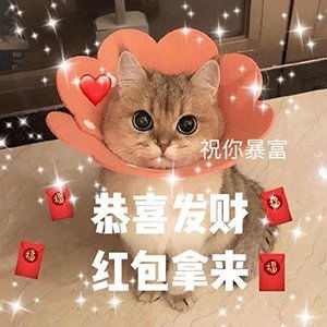 恭喜发财红包拿来表情包