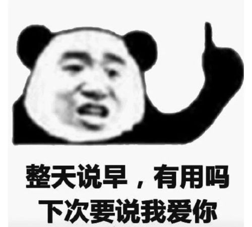 下次一定表情包熊猫头