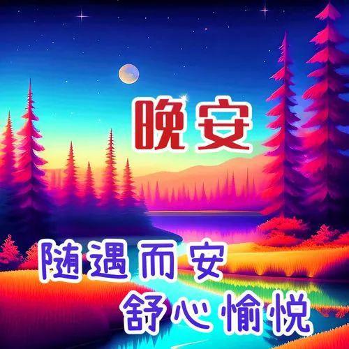 晚安图片,晚上好表情包,祝福望你好梦