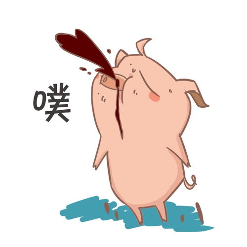 大半夜笑出猪声表情包小猪