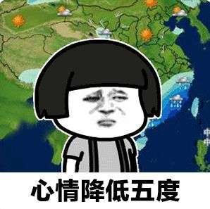 抖音天气预报想你表情包大全