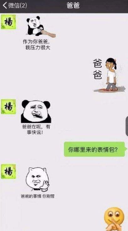大学生和老爸聊天,生动上演父爱如山体滑坡,确认了是亲生的
