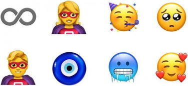 emoji候选表情符号包括服务犬聋人和跨种族夫妻等