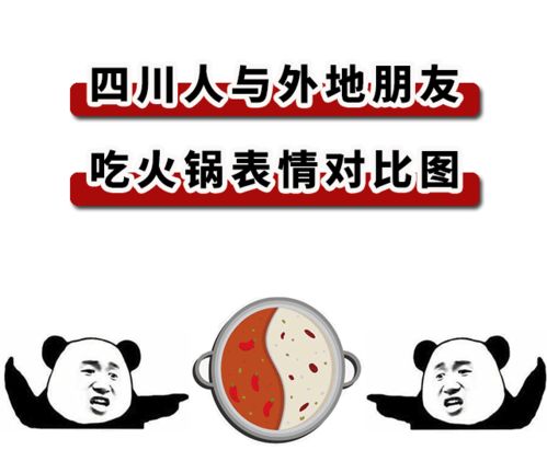 四川人与外地朋友吃火锅表情对比图
