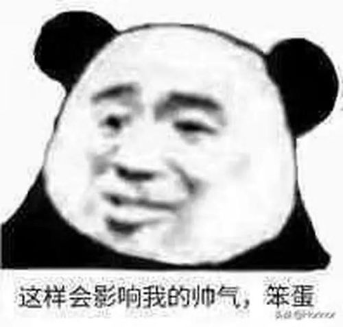 沙雕熊猫头表情包