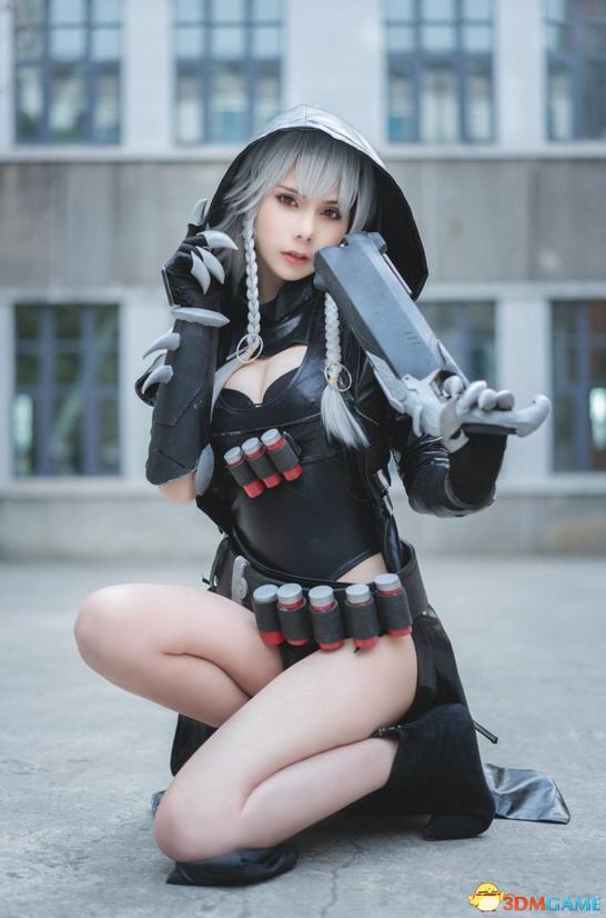 萌妹版死神守望先锋死神天使精美cosplay照