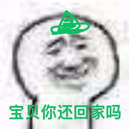 表情包宝贝你还回家吗