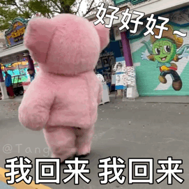 超火粉色考拉表情包