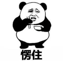 流口水的表情包熊猫熟人