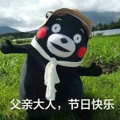父亲节专用表情包,对老爸的爱羞于说出口那就发表情包吧