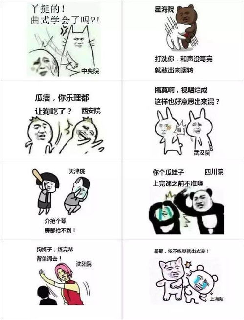 音乐学院表情包大全,斗图必备