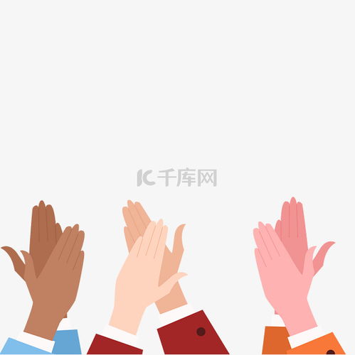 鼓掌手掌表情包素材图片免费下载千库网