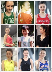 美女主播cos姚明表情