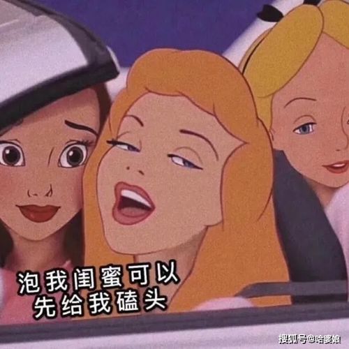 人间真实系列之x迪士尼公主搞笑沙雕表情包