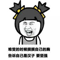 坚强不需要安慰表情包微信头像图片大全