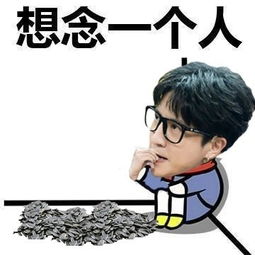 嗑瓜子的表情包