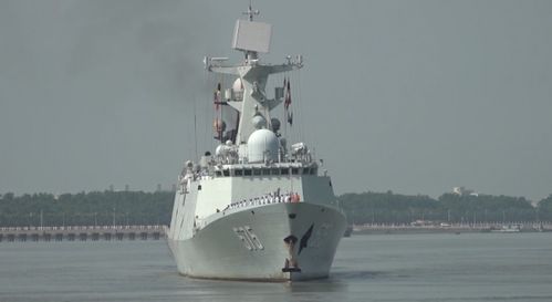 欢迎回家海军第40批护航编队凯旋