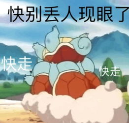 杰尼龟表情包走一波