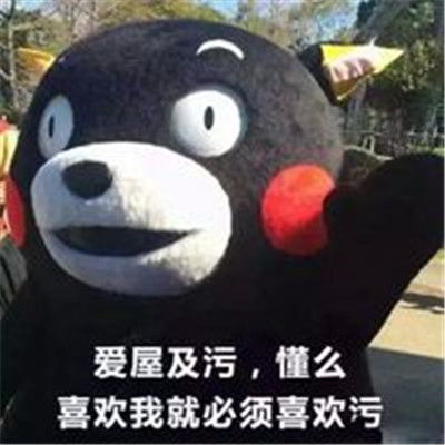 女生适用可爱熊本熊表情包