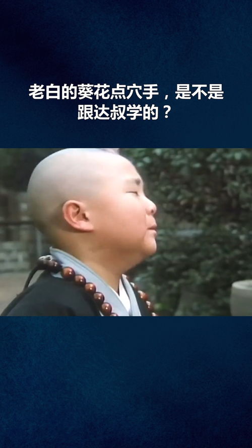老白的葵花点穴手,是不是跟达叔学的