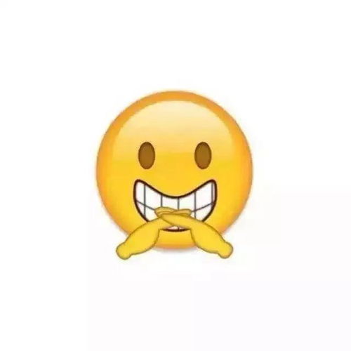 捂嘴感动哭emoji表情包捂脸