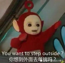 最近火了天线宝宝表情包既呆萌又傻,小波到外面单挑吗