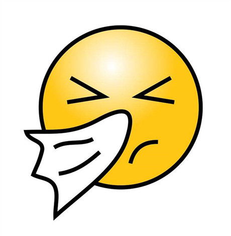 感冒鼻塞表情包打喷嚏