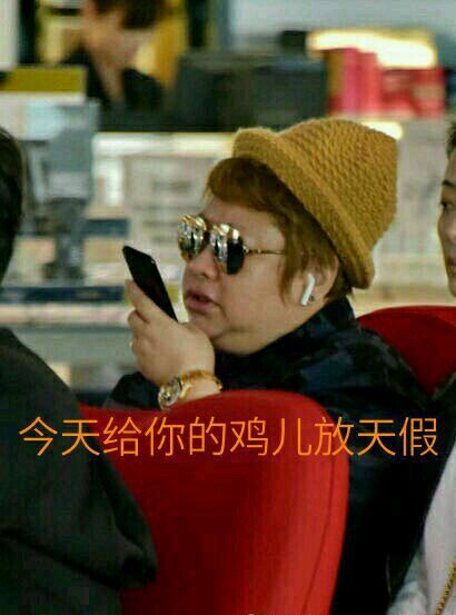 韩红今天谁的鸡儿都别想放假表情包下载