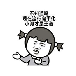 有关胸小的表情包