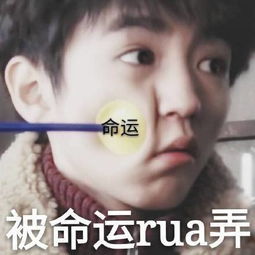王俊凯生活不易表情包,可可爱爱过于真实