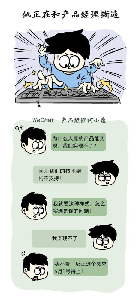 程序员的一天丨摸鱼聊天怼人敲代码真是一样不落