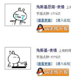 怎么下载兔斯基表情包