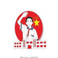 红领巾小学生敬礼表情微信头像图片大全
